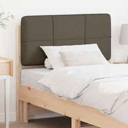 Tapecirani uzglavlje Smeđa i taupe 100 cm Čvrsto borovo drvo