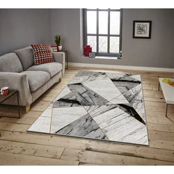 Conceptum Hypnose Tepih Asr Crpt-76, Pravougaoni, 100 x 180 cm, Svetlosivi
