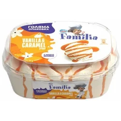 SLADOLED VANILLA&CARAMEL SYRUP FAMILIA 900ML