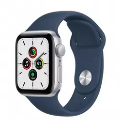 Pametni sat Apple Watch SE (V2) GPS, 40mm Silver Aluminium Case with Abyss Blue Sport Band - Regular