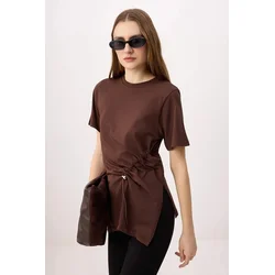 Trendyol Milla Ženska bluza, Braon