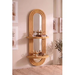 HANAH HOME Zidna polica Artmtkwll6 Oak