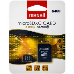 MAXELL Micro SD kartica XC 64GB CLASS 10 i adapter