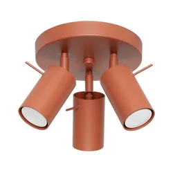 Sollux SL.1509 - Spot svetiljka RING 3xGU10/10W/230V crvena