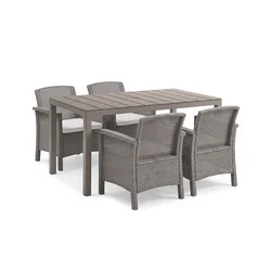 Set vrtnega pohištva Meda 4+1 cappuccino