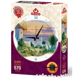 Art puzzle - Puzzle In the Evening in Aegean clock - 570 kosov