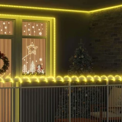 Svjetlosna uže s 2400 LED svjetlima Topla bijela 100 m PVC