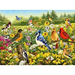 RAVENSBURGER Ptice na travniku sestavljanka 500 kosov