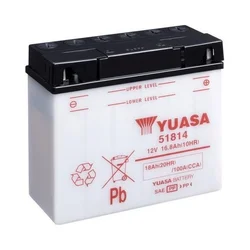Yuasa Standard Motorcycle Battery 51814