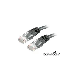 BLACKBIRD Kabel Patch UTP CAT.5E 3m črne barve