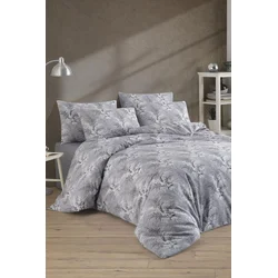 Aberto Design Komplet posteljina Diego, 195x220 cm, 200x240 cm, Siva