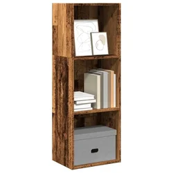 Regal za knjige boja starog drva 40x30x114 cm konstruirano drvo