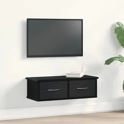 Ormar za Zid Crni hrast 60 x 26 x 18,5 cm Konstruirano drvo