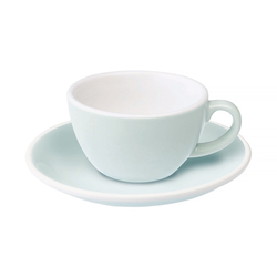 Loveramics Egg - Flat White 150 ml Cup and Saucer - River Blue