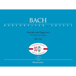 BACH J.S.:TOCCATA CON FUGA IN D BWV 565 FOR ORGAN