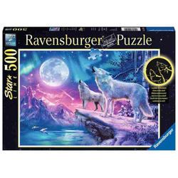 Ravensburger sestavljanka volkovi tulijo v luno, 500 delčkov