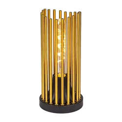 RABALUX Stona lampa Roxas zlatne boje