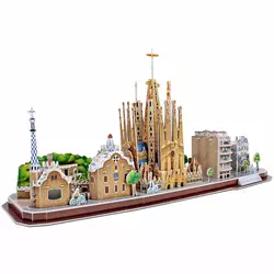 Cubicfun - Puzzle Barcelona 3D kosov
