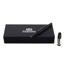 Festina Roller olovka Classicals Black edition, Srebrna