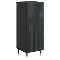 Kreveta Crna 33 x 34,5 x 89,5 cm Konstruirano drvo