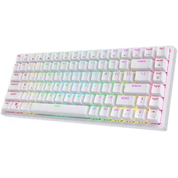 Royal Kludge RK84 Bežična Mehanička Tastatura Bela (Hot-swappable) (RK Plavi Prekidač)