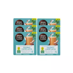 Nescafé Dolce Gusto Coconut Caffé Latte, sa kokosom, vegan kave kapsula 6 x 12kom