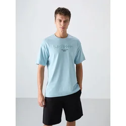 Tommy Life Majica T-Shirts svetlo modra