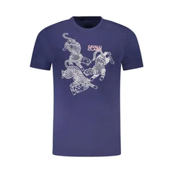 Cavalli Class Muška majica TXT60CJD060, Teget