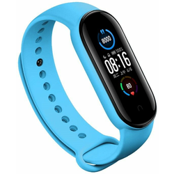 EPICO remen Silicone Strap za Xiaomi Mi Band 5 50818101600001, svijetlo plava