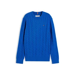 TOMMY HILFIGER Pulover Essential kraljevo modra