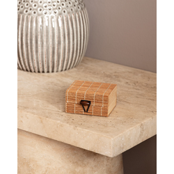 MADAME COCO Simone Kutija 7 cm, 7x6x4cm, Bambus