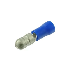 Izolirani okrogli moški konektor 4 mm 2,5 mm 100 kosov