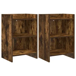 vidaXL vidaXL Posteljne mize 2 pcs Dimljen hrast 40 x 30 x 60 cm, (5000247357)