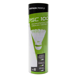 Loptice za badminton psc 100 x 6 žute