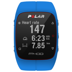 POLAR športna ura M400 (z merilcem srčnega utripa), modra