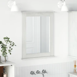 Ogledalo VIGO Antič White 55,5 x 5 x 70 cm Masivna borovina