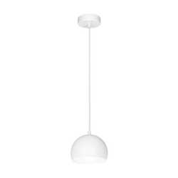 Luster na sajli SOOL 1xE27/15W/230V prečnik 15 cm beo