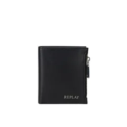 REPLAY Preklopni Novčanik s Bočnim Džepom na Zip