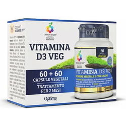 Optima Naturals Colours of Life® Duo Pack Vitamin D3 Veg - 120 kaps.