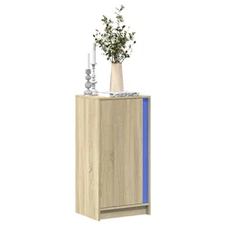 Komoda s LED boja hrasta sonome 42,5x34x85 cm konstruirano drvo