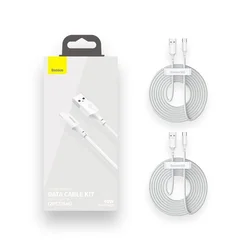 BASEUS Baseus TZCATZJ-02 USB kabel 1.5 m USB A USB C Bela