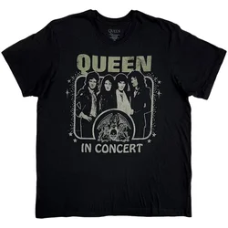 Queen Majica In Concert Unisex Black S
