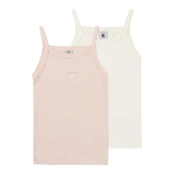 PETIT BATEAU Spodnja majica roza/bela
