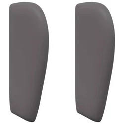 Uši uzglavlja Siva nijansa 40 x 23 x 6 cm PVC
