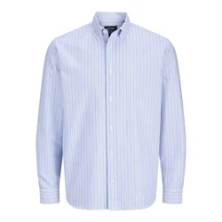 JACK & JONES Srajca JPRBLUHarvey mornarska/svetlo modra/bela