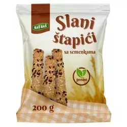 ŠTAPIĆI POSNI SA SEMENKAMA BAŠ BAŠ 200G