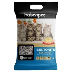 Haisenpet Bentonite Cat Litter Baby Powder 10 L