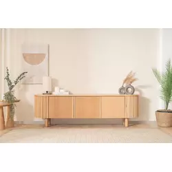 Hanah Home TV komoda Lugias, 180x50x40 cm, Smeđa