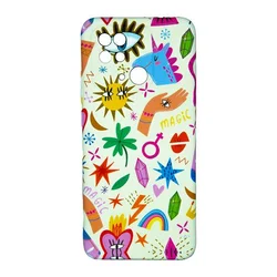 Maska za telefon SVETLECE za Xiaomi Redmi 10C DZ9/3, Bela