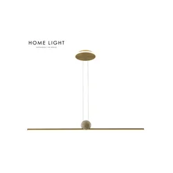 HOME LIGHT Solea 166 LED luster zlatni